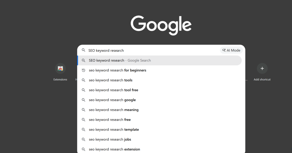 SEO Keyword Research for Beginners